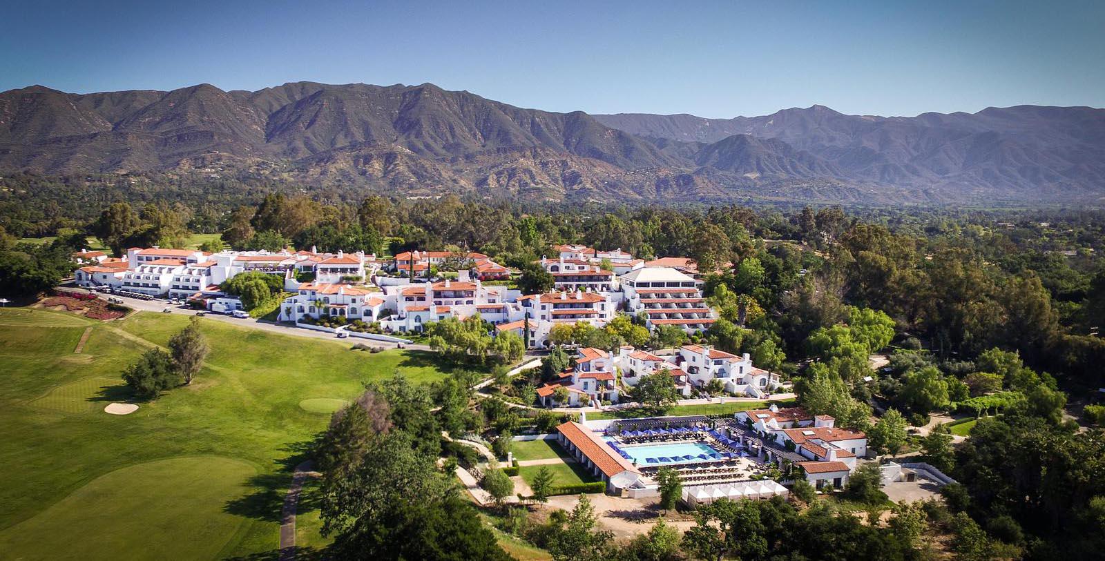 Image of Aerial View of Exterior, Ojai Valley Inn, Ojai, California, 1923, Member of Historic Hotels of America, Special Offers, Discounted Rates, Families, Romantic Escape, Honeymoons, Anniversaries, Reunions