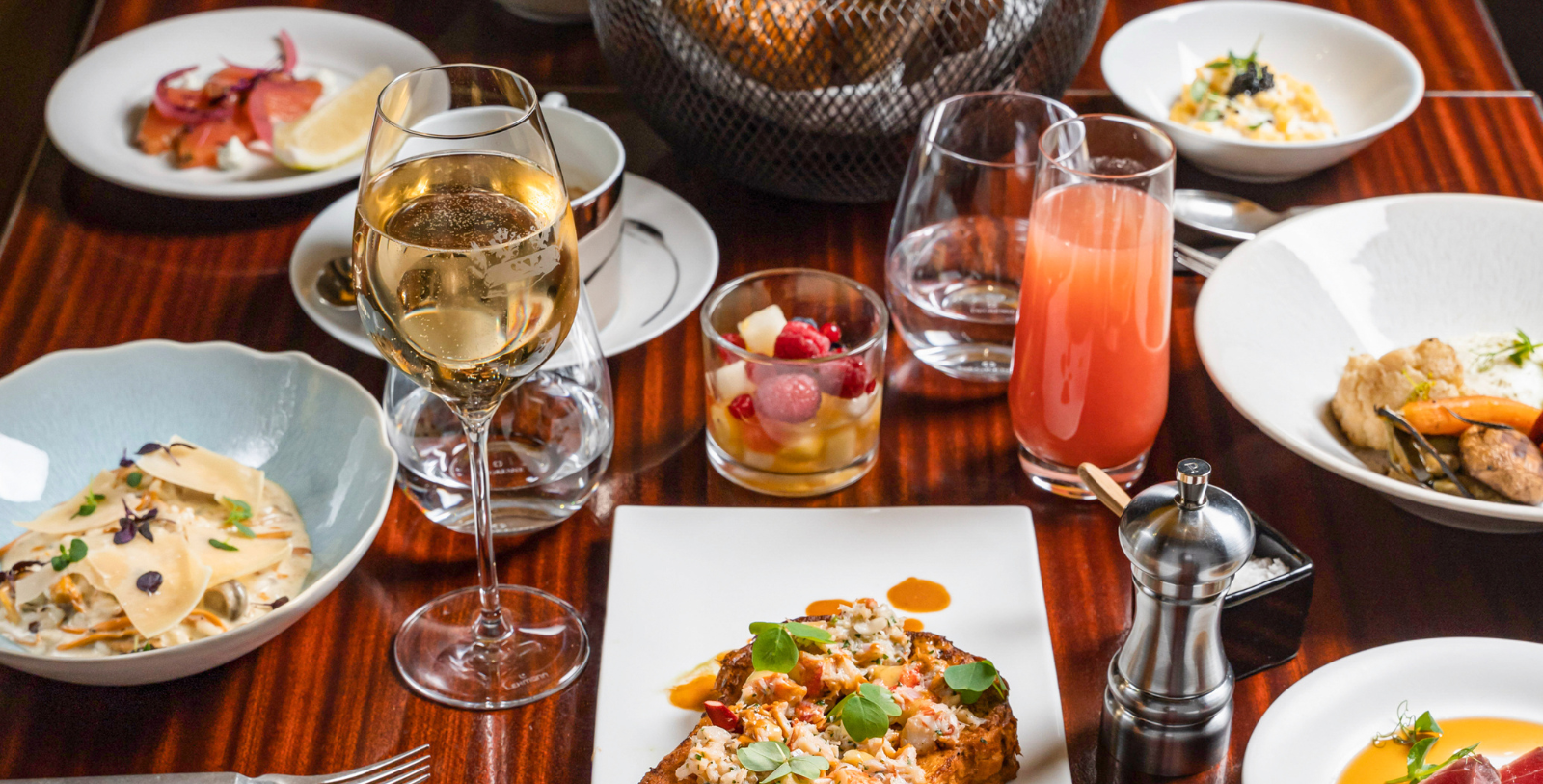 Image of meal on table at Le Royal Monceau-Raffles Paris, 1928, Member of Historic Hotels Worldwide, in Paris, France
