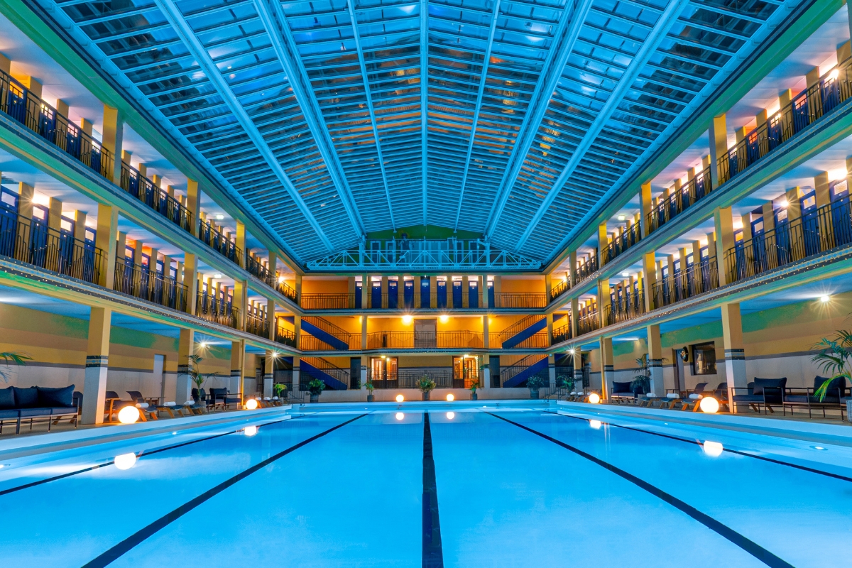 Image of Pool Hôtel Molitor Paris - MGallery by Sofitel, 1929, Member of Historic Hotels Worldwide, in Paris, France, Special Offers, Discounted Rates, Families, Romantic Escape, Honeymoons, Anniversaries, Reunions