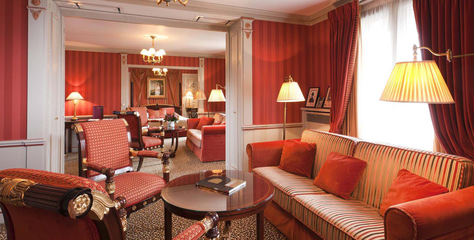 Image of Lobby Seating Hotel Napoleon Paris, France, 1928, Member of Historic Hotels Worldwide, Hot Deals