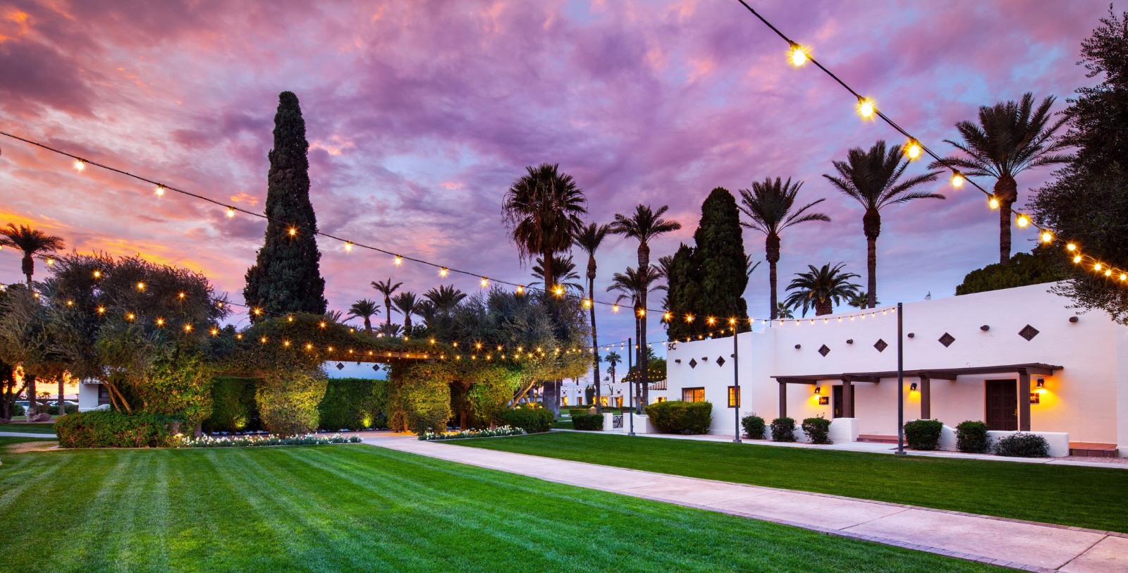 Image of Trellis Garden at The Wigwam, 1929, Member of Historic Hotels of America, in Litchfield Park, Arizona