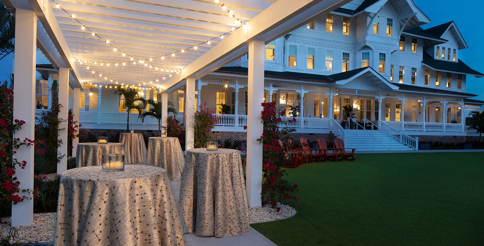 Image of Outdoor Event Dining at Belleview Inn, 1897, Member of Historic Hotels of America, in Belleair, Florida, Request for Proposal