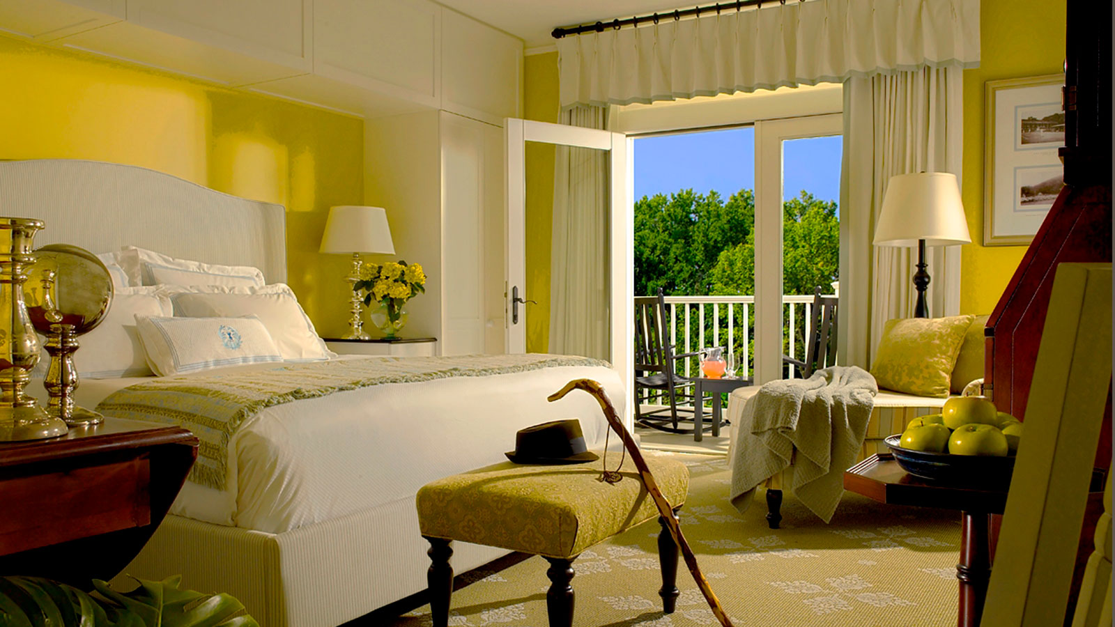 Image of Guestroom Interior, Omni Bedford Springs Resort & Spa, Bedford, Pennsylvania, 1806, Member of Historic Hotels of America, Accommodations