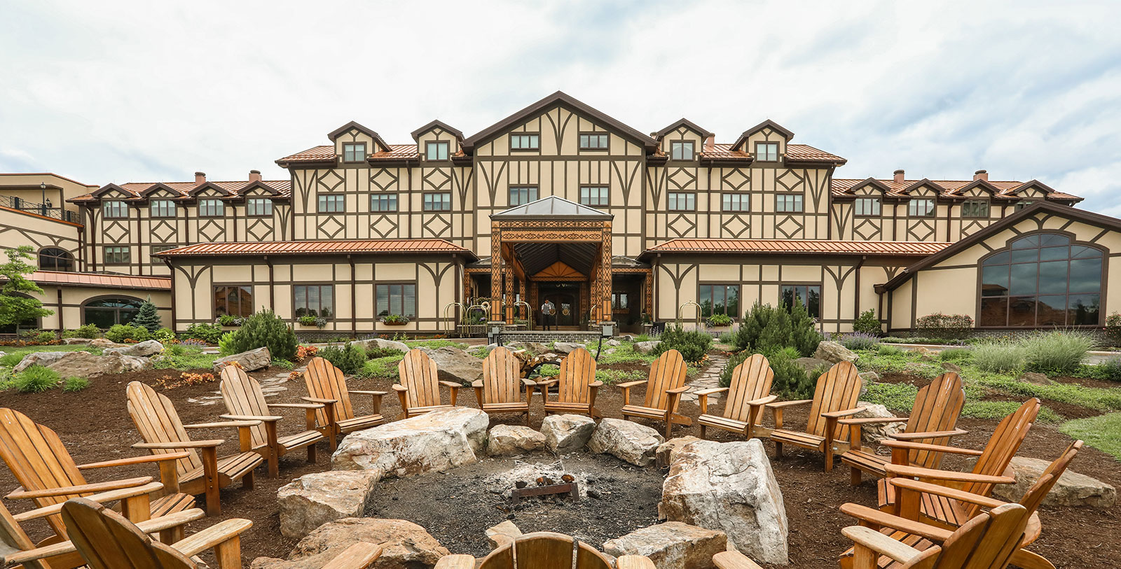 Image of Hotel Exterior The Lodge at Nemacolin, 1968, Member of Historic Hotels of America, in Farmington, Pennsylvania, Overview