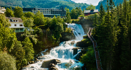 Waterfall Walk To Storfossen