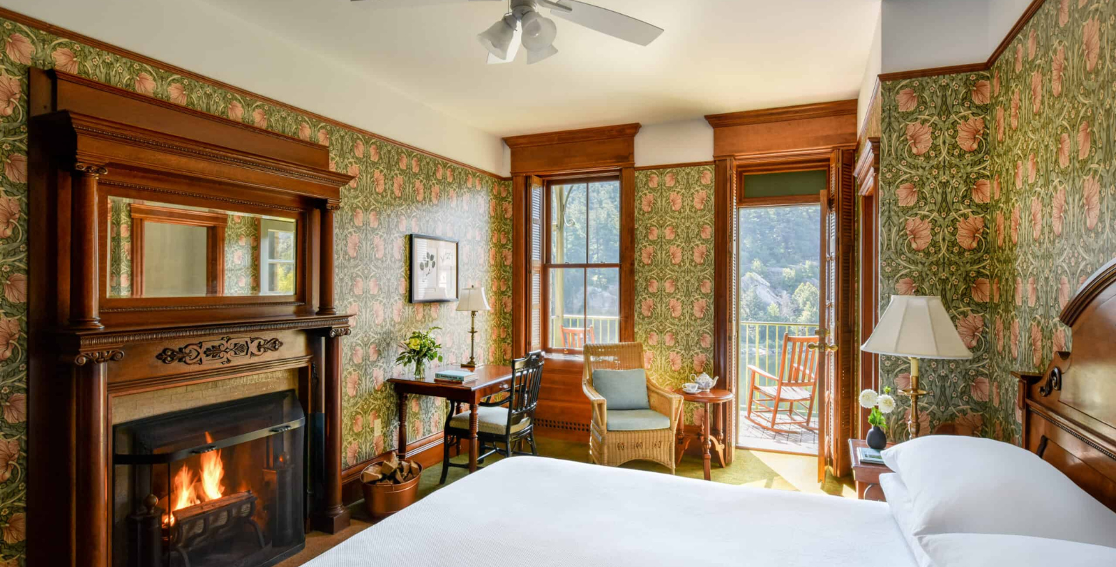 Image of Guestroom Interior, Mohonk Mountain House, New Paltz, New York, 1869, Member of Historic Hotels of America, Accommodations