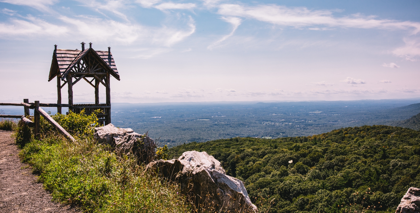 Experience the many tranquil hiking trails that surround the resort in the Mohonk Preserve.