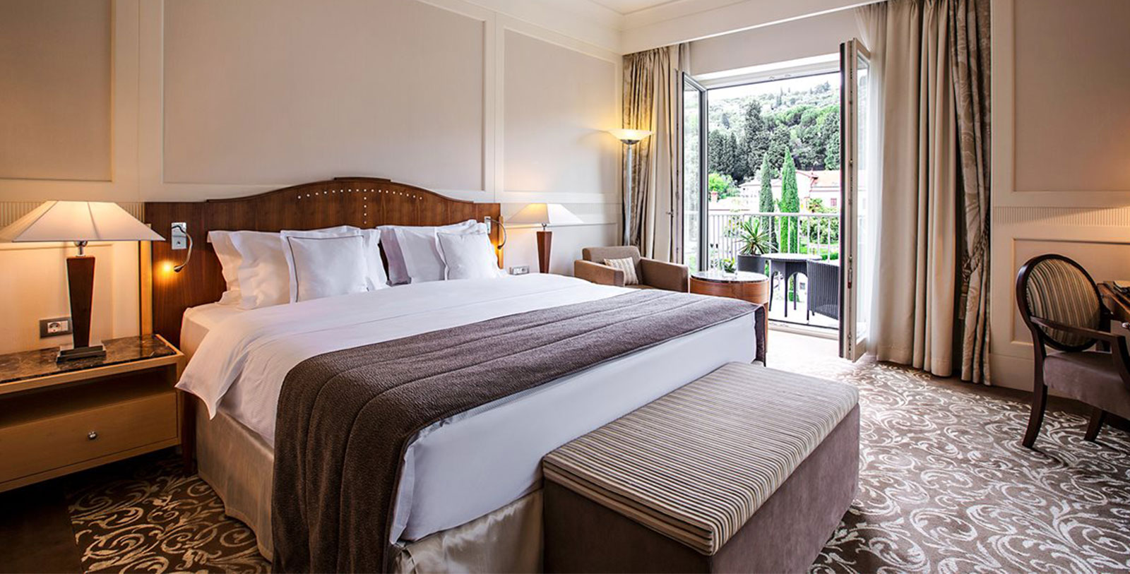 Image of Guestroom Interior Palace Portorož, 1908, Member of Historic Hotels Worldwide, in Portoroz, Slovenia, Accommodations