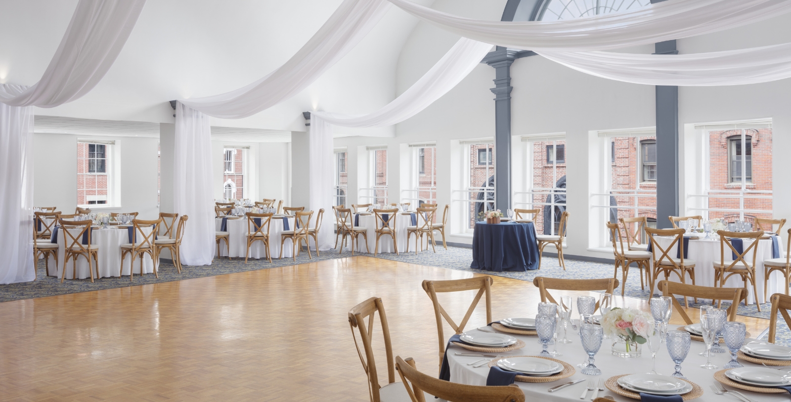 Image of Wedding Reception at Portland Regency Hotel & Spa, Member of Historic Hotels of America, 1895, in Portland, Maine, Weddings