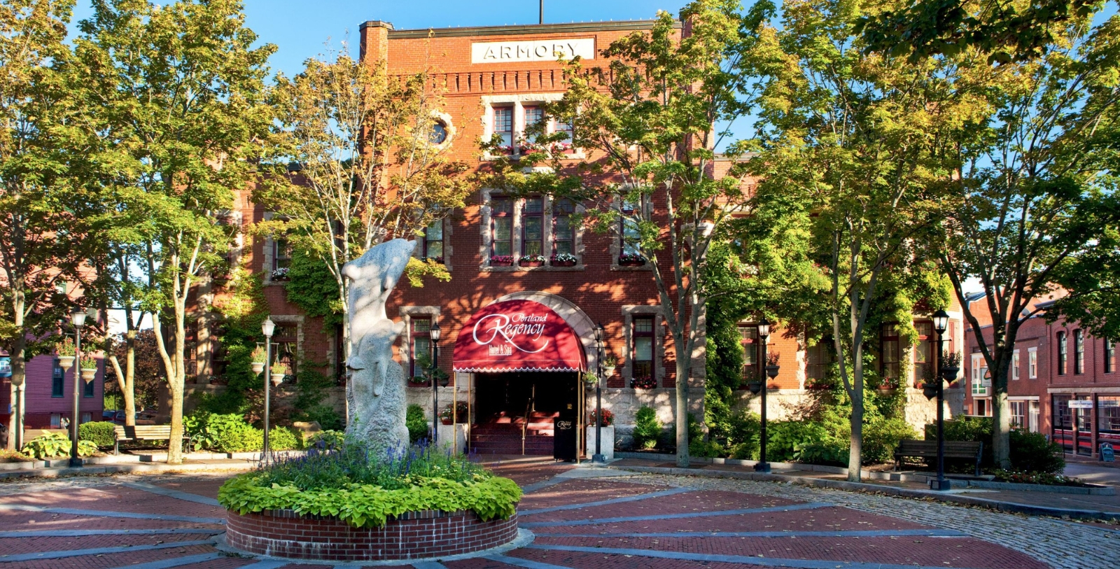Image of Entrance to Portland Regency Hotel & Spa, 1895, Member of Historic Hotels of America, in Portland Maine, Overview