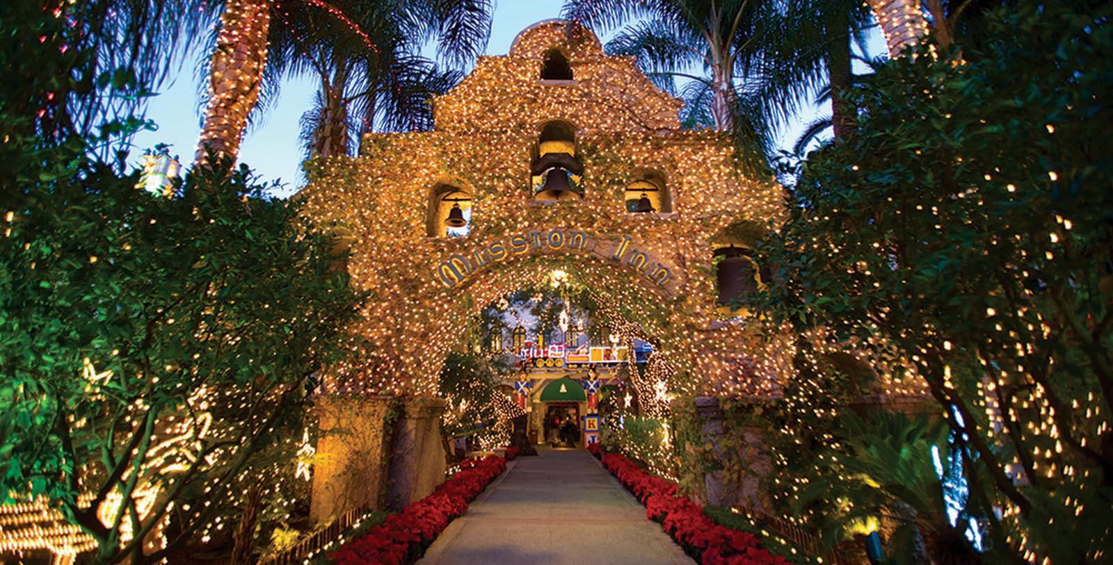Image of Hotel Front Entrance at The Mission Inn Hotel & Spa, 1876, Member of Historic Hotels of America, in Riverside, California, Hot Deals