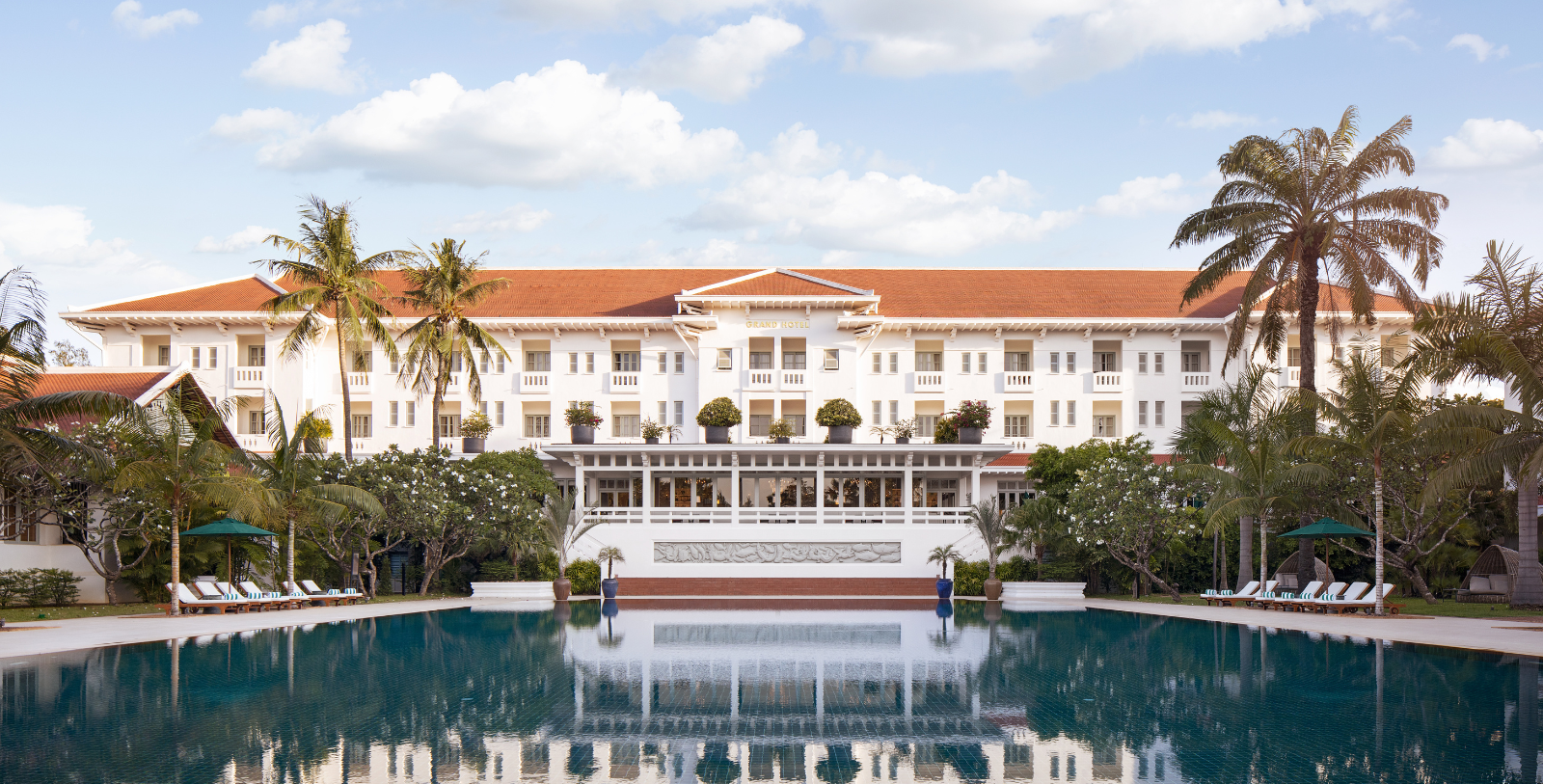Image of Pool Raffles Grand Hotel D'Angkor, 1932, Member of Historic Hotels Worldwide, in Siem Reap, Cambodia, Overview