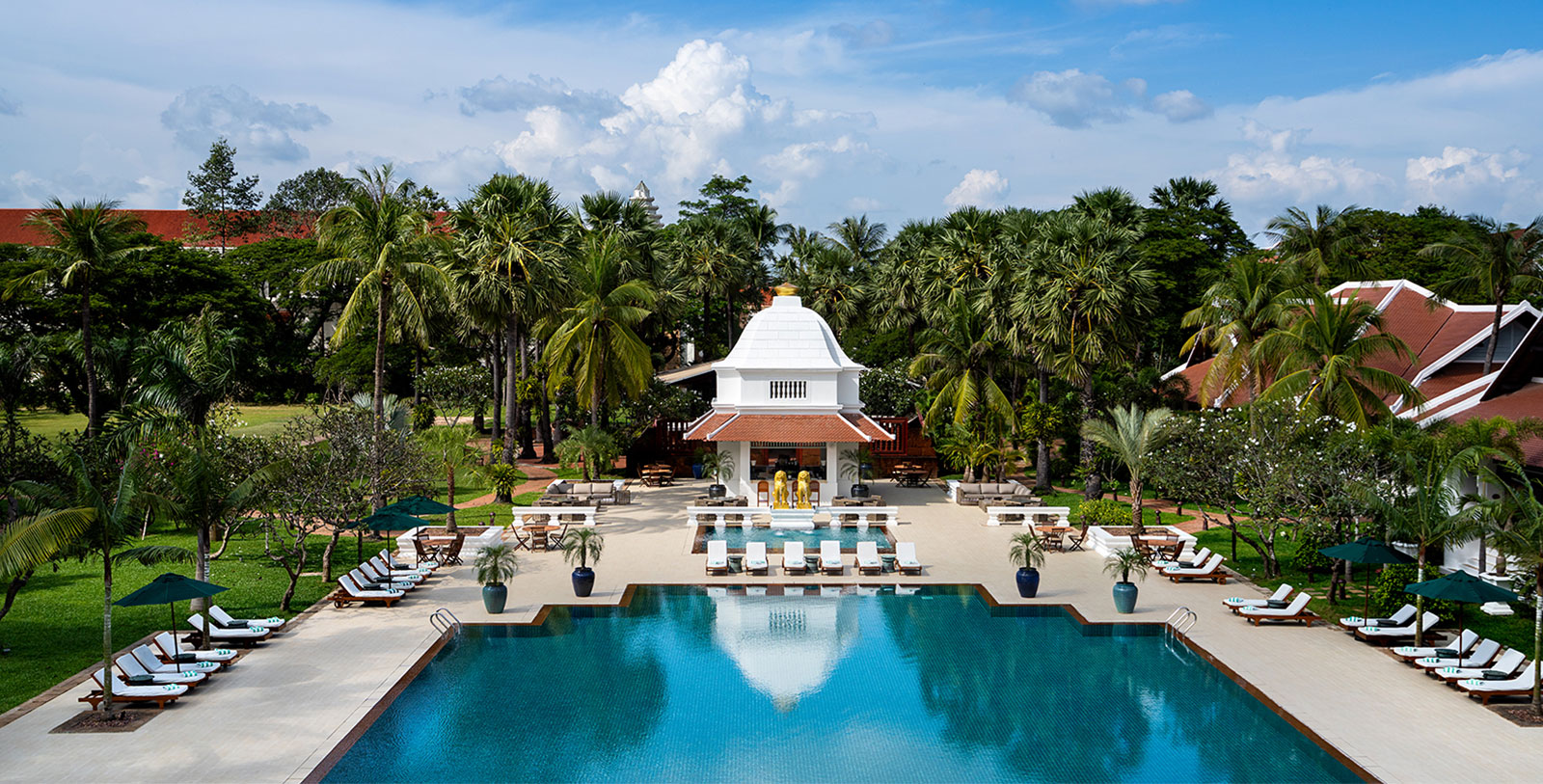 Experience a traditional Cambodian dance at the Aspara Terrace.