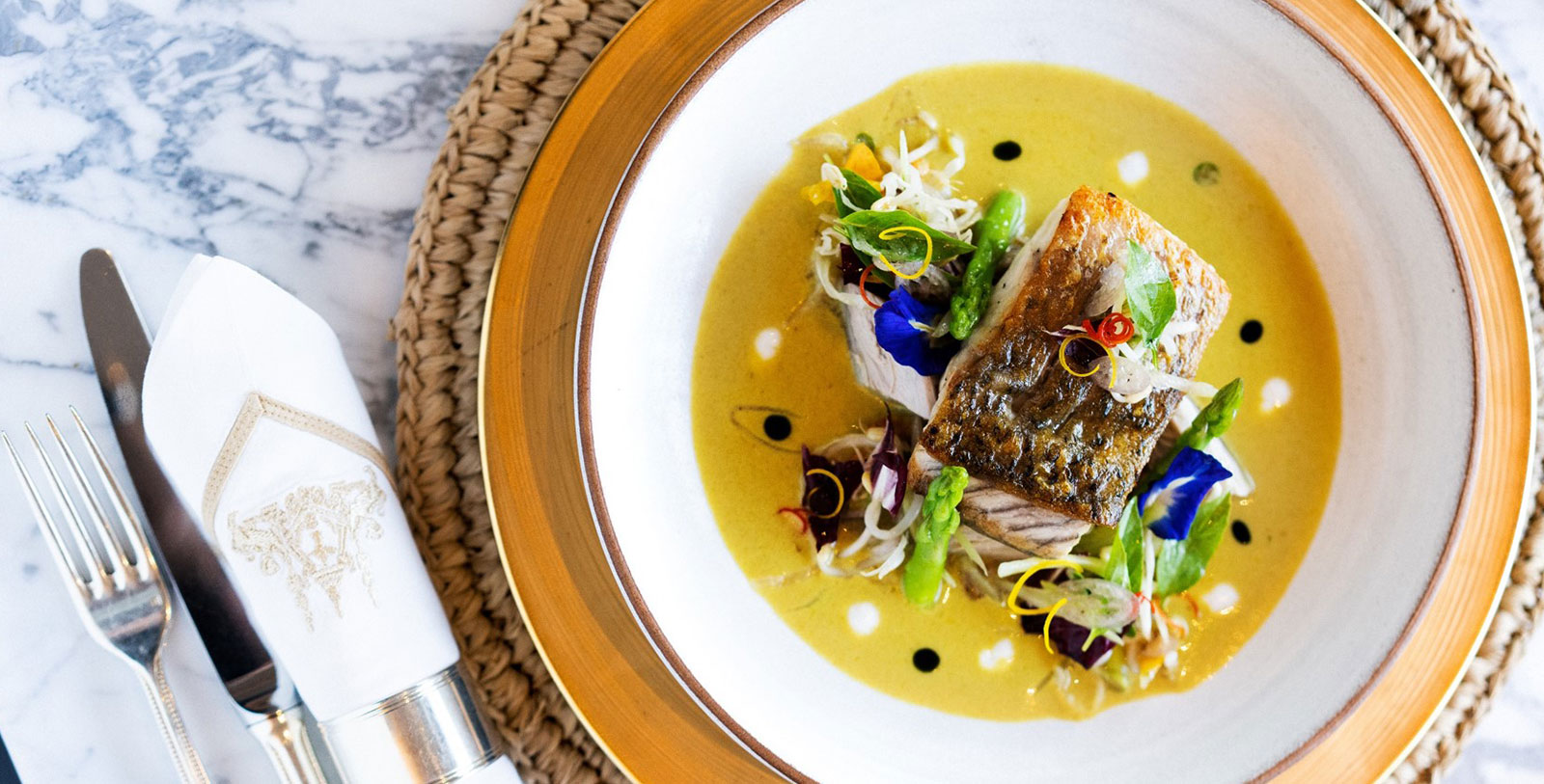 Taste the historic fare of Royal Khmer Cuisine at Restaurant Le Grand.