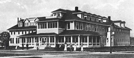 Historical Image of Exterior, The Gasparilla Inn & Club, 1913, Member of Historic Hotels of America, in Boca Grande, Florida.