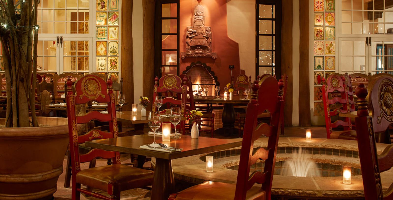 Image of La Plazuela at La Fonda in Santa Fe, New Mexico