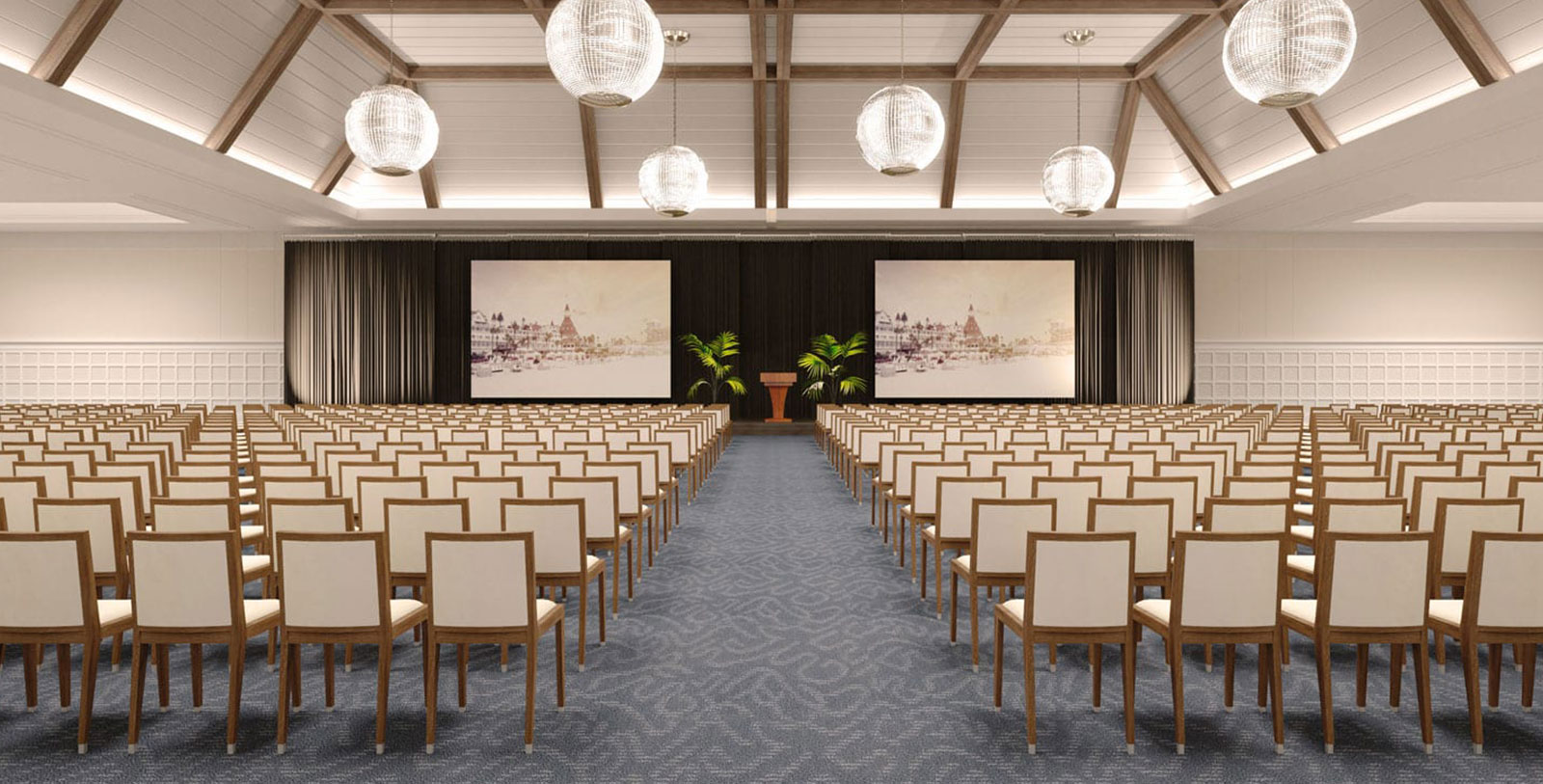 Image of Southpointe Ballroom, Hotel del Coronado in Coronado, California, 1888, Member of Historic Hotels of America, Special Occasions