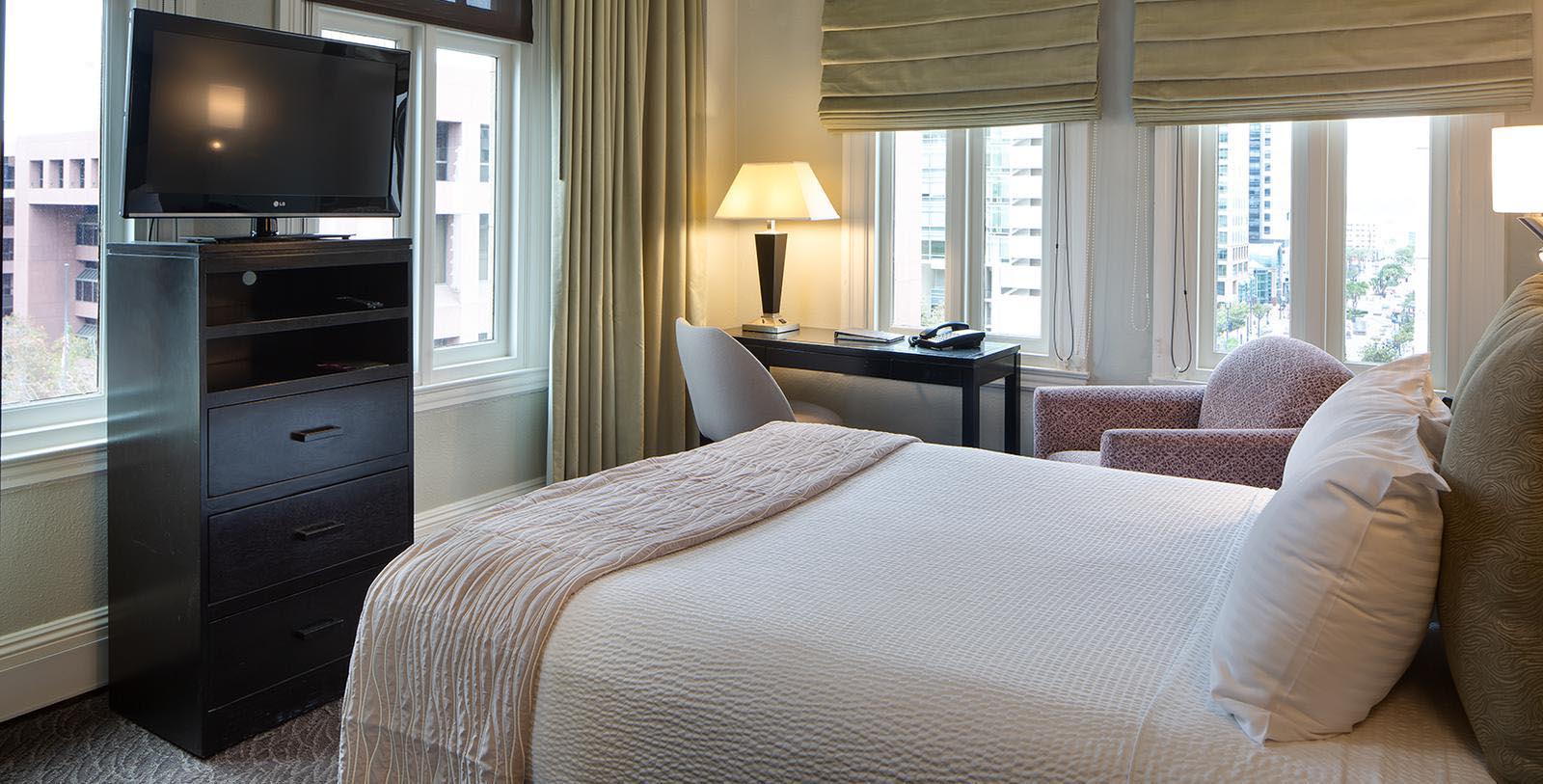 Image of Guestroom Interior Sofia Hotel,1926, Member of Historic Hotels of America, in San Diego, California, Accomodations