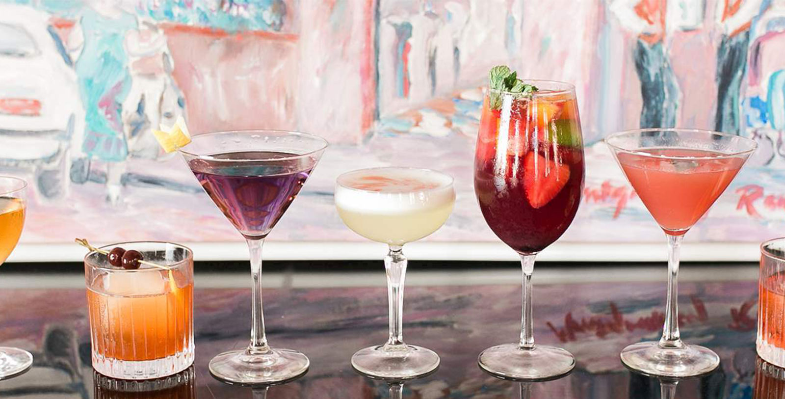 Taste a signature Pink Lady cocktail in La Sala, the iconic grand lobby bar of La Valencia.