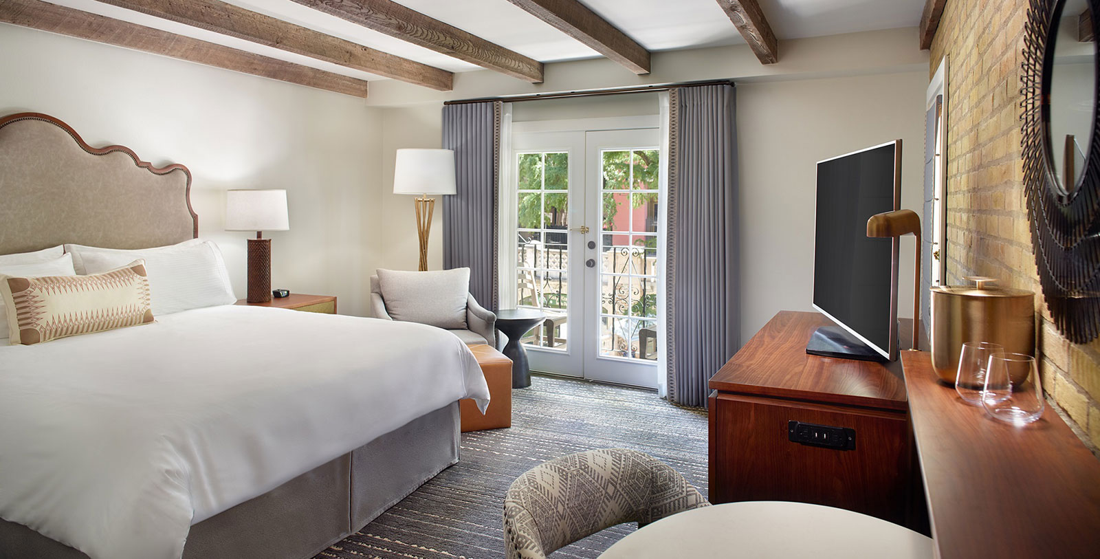 Image of Guestroom Inteior, Omni La Mansion del Rio, San Antonio, Texas, 1852, Member of Historic Hotels of America, Accommodations