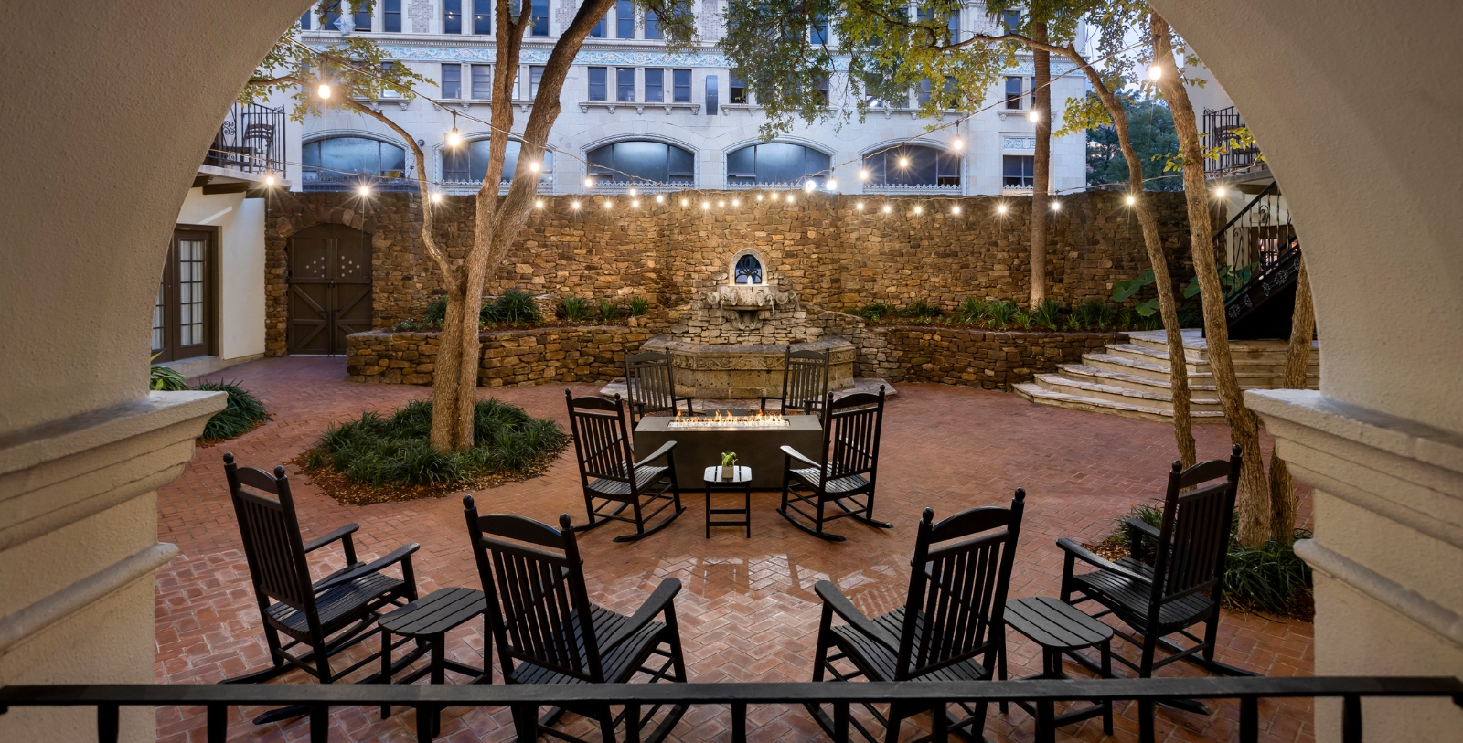 Image of courtyard, Omni La Mansion del Rio, San Antonio, Texas, 1852, Member of Historic Hotels of America, Experience