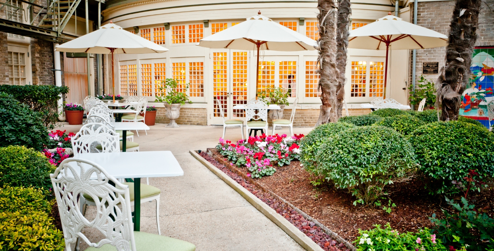 Image of San Antonio River Walk Outside The Menger Hotel, 1859, Member of Historic Hotels of America, in San Antonio, Texas, Explore