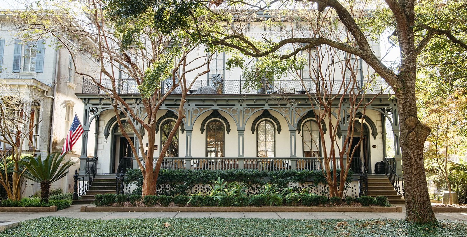 Image of Hotel Exterior, Bellwether House, 1876, Member of Historic Hotels of America, Savannah, Georgia, Special Offers, Discounted Rates, Families, Romantic Escape, Honeymoons, Anniversaries, Reunions