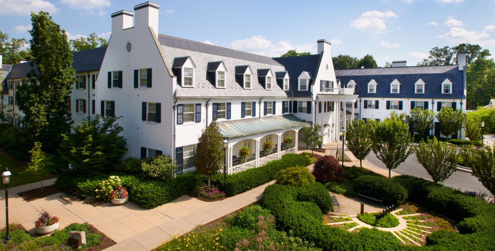 Image of Hotel Exterior of The Nittany Lion Inn of Pennsylvania, 1931, A Member of Historic Hotels of America, State College, Pennsylvania