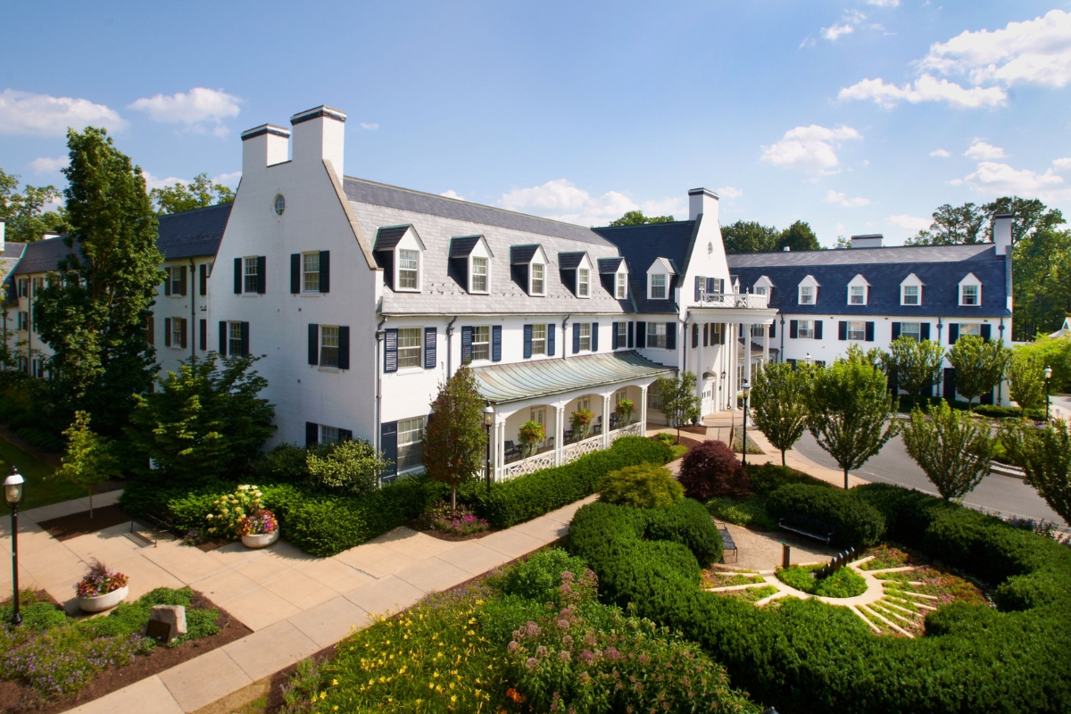 Image of Hotel Exterior of The Nittany Lion Inn of Pennsylvania, 1931, A Member of Historic Hotels of America, State College, Pennsylvania