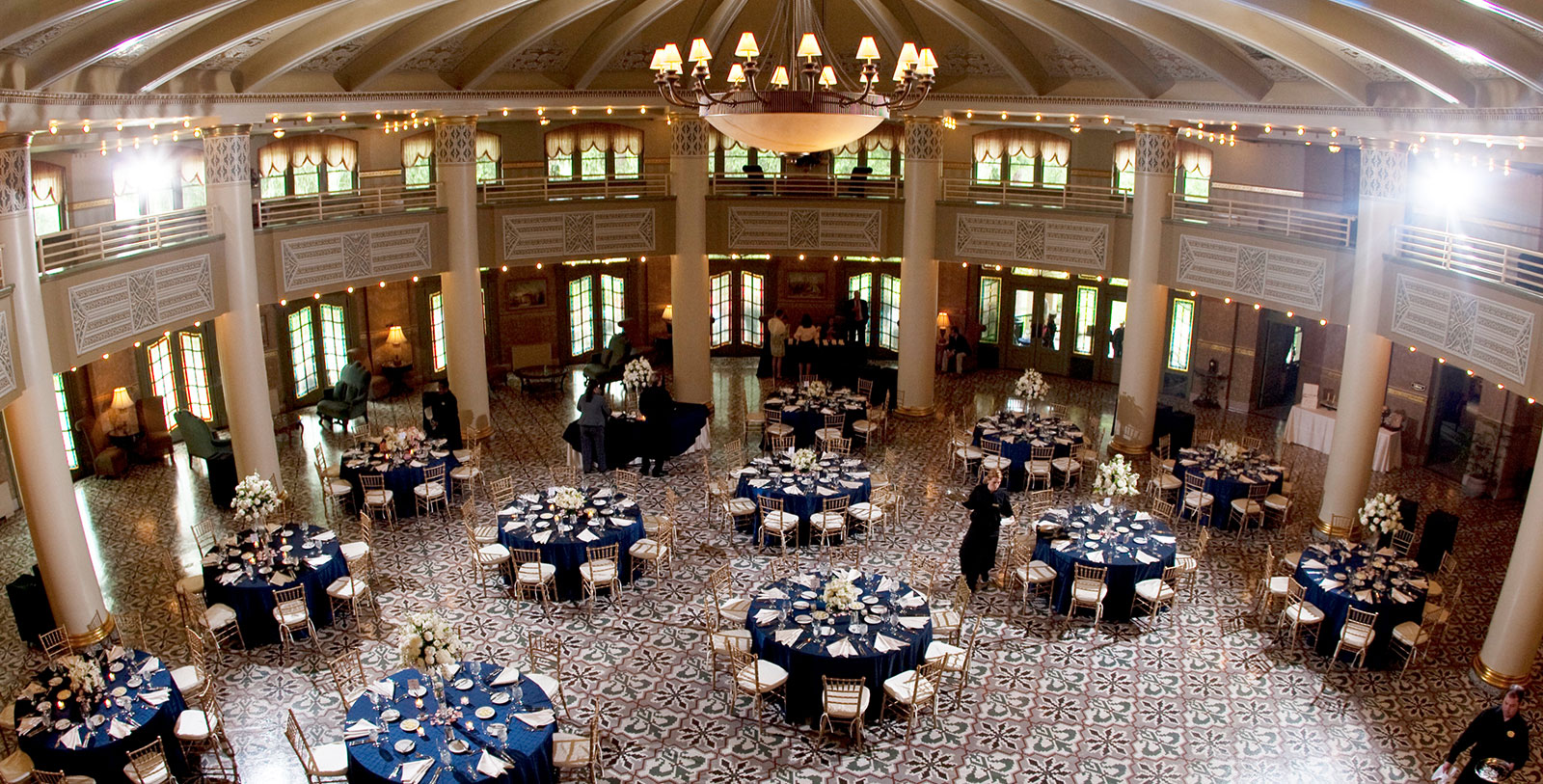 Image of Wedding Reception, West Baden Springs Hotel, 1901, Member of Historic Hotels of America, in West Baden Springs, Indiana, Weddings