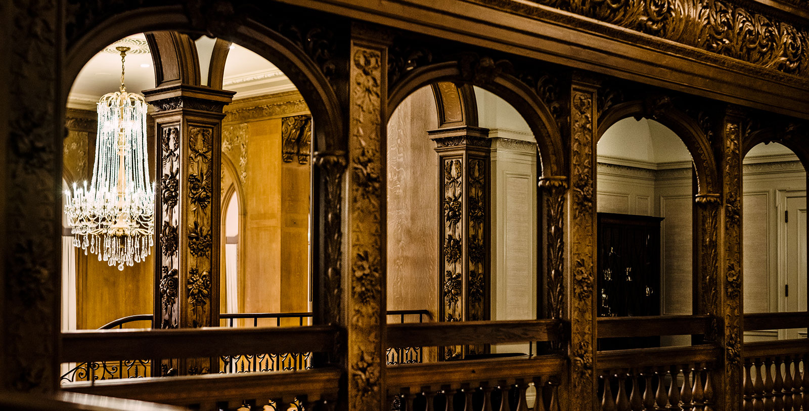 Image of historic chandelier, Fairmont Olympic Hotel, 1924, Member of Historic Hotels of America, in Seattle, Washington, Discover
