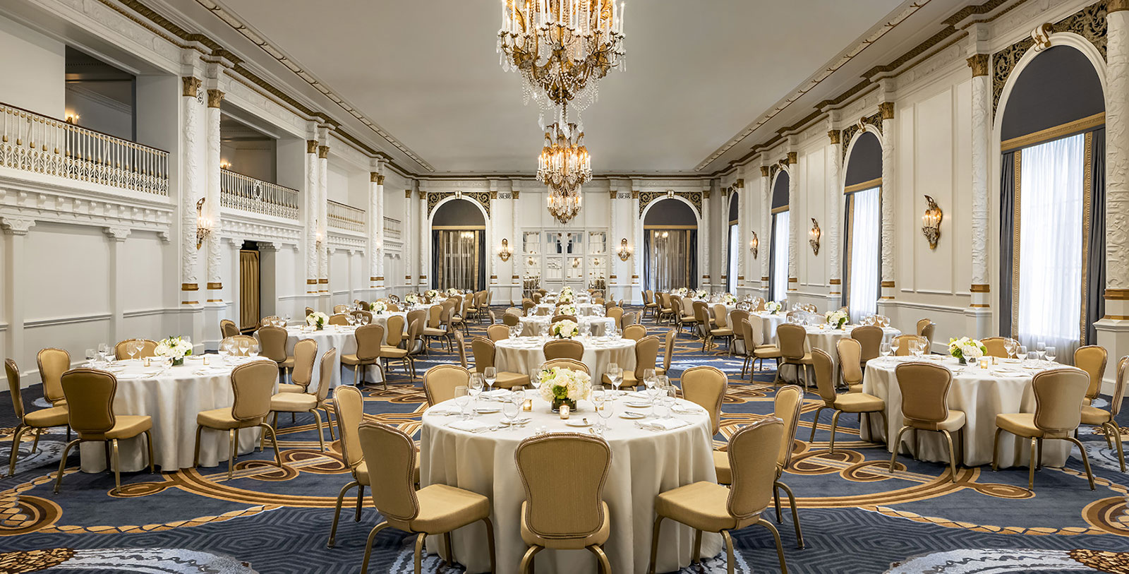 Image of Spanish Ballroom at Fairmont Olympic Hotel, 1924, Member of Historic Hotels of America, in Seattle, Washington, Weddings