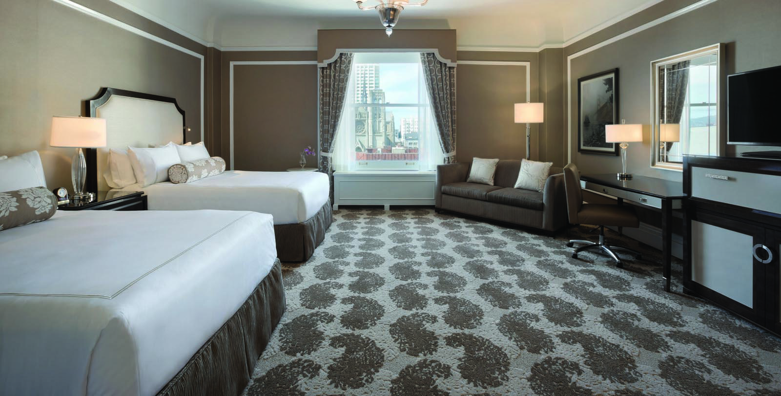 Image of Guestroom Interior The Fairmont Hotel San Francisco, 1907, Member of Historic Hotels of America, in San Francisco, California, Accommodations