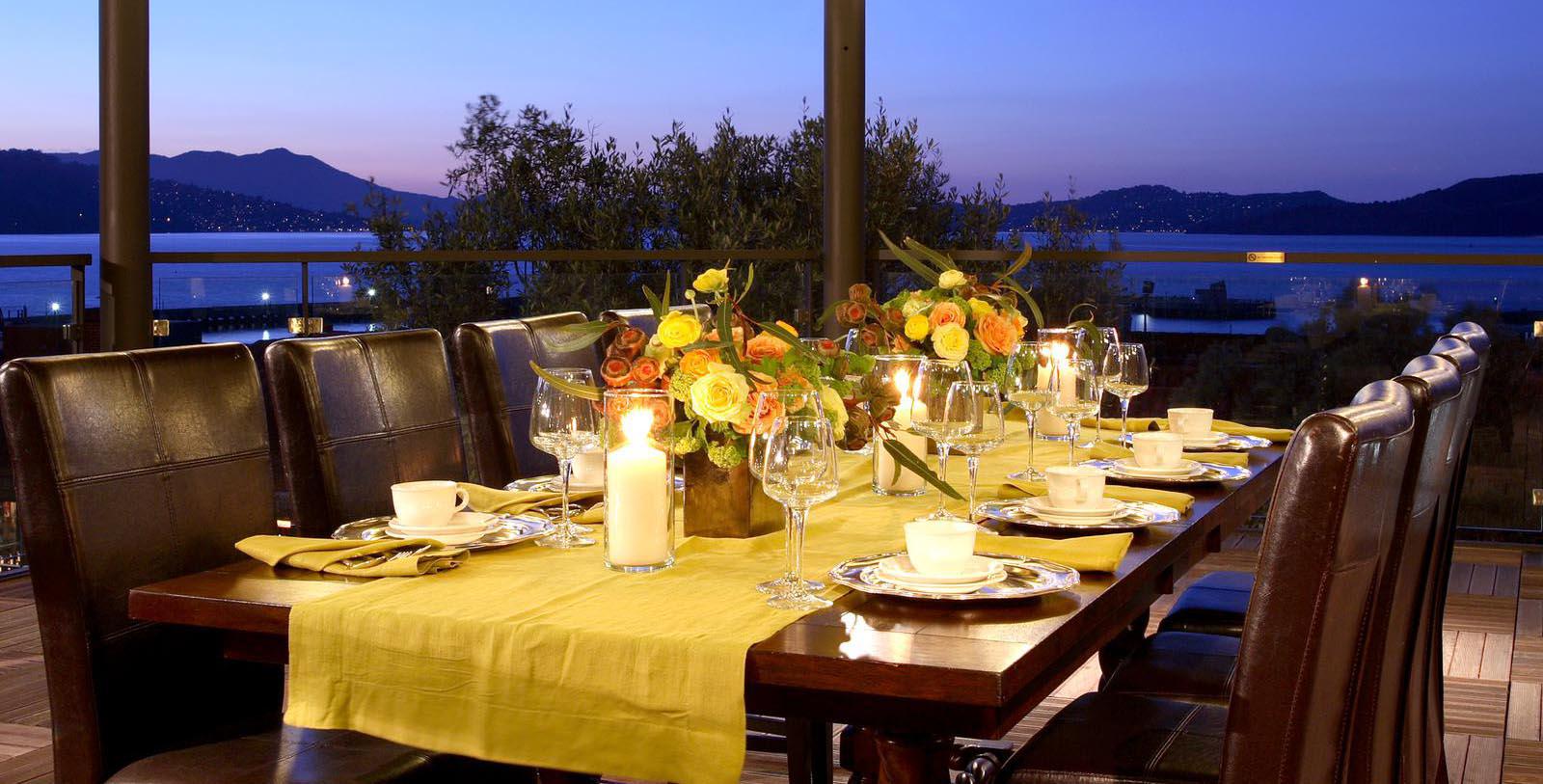 Image of special event wedding banquet set up at night at Fairmont Heritage Place, Ghirardelli Square, 1893, Member of Historic Hotels of America, in San Francisco, California, Special Occasions
