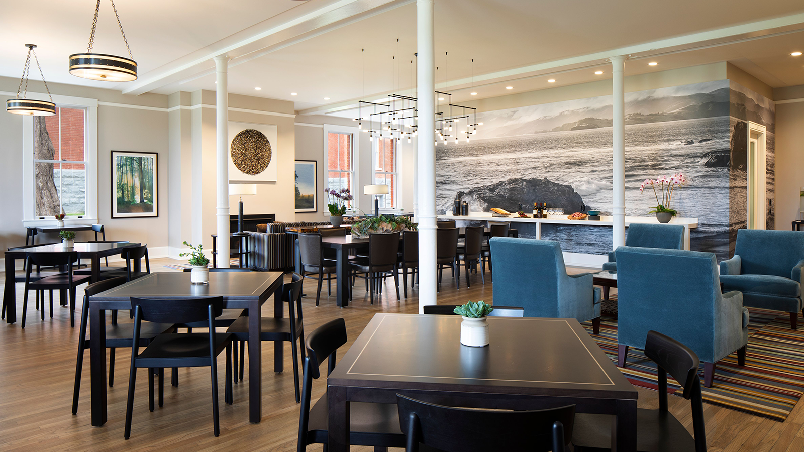 Taste Mexican cuisine that captures the cultural heritage of the Presidio at Arguello, located in the historic Presidio Officers’ Club.