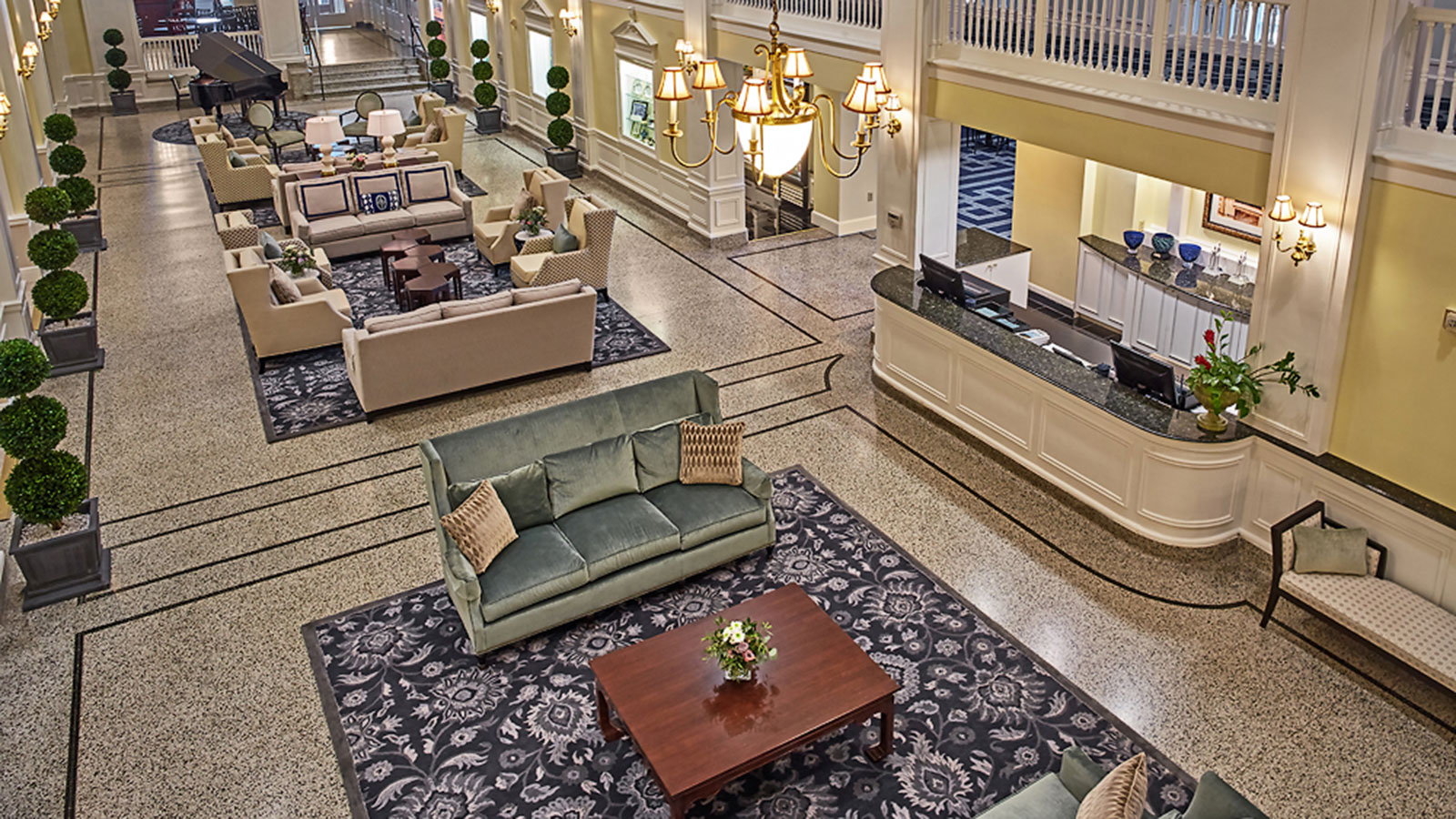 Image of Lobby at Hotel 24 South, , Member of Historic Hotels of America in Staunton Virginia
