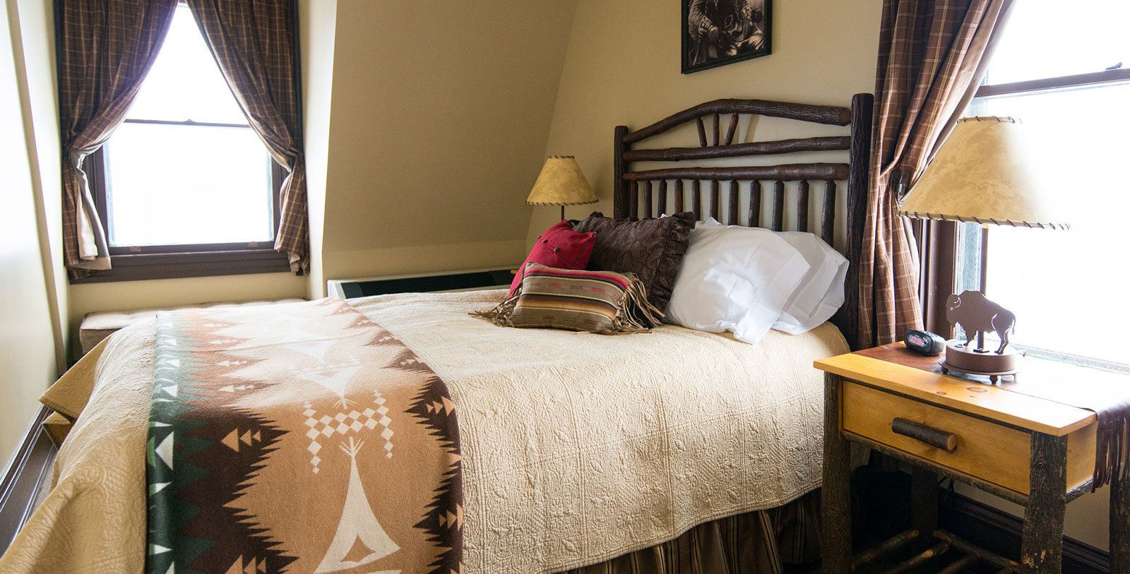 Image of Guestroom Interior Sheridan Inn, 1893, Member of Historic Hotels of America, in Sheridan, Wyoming, Accommodations
