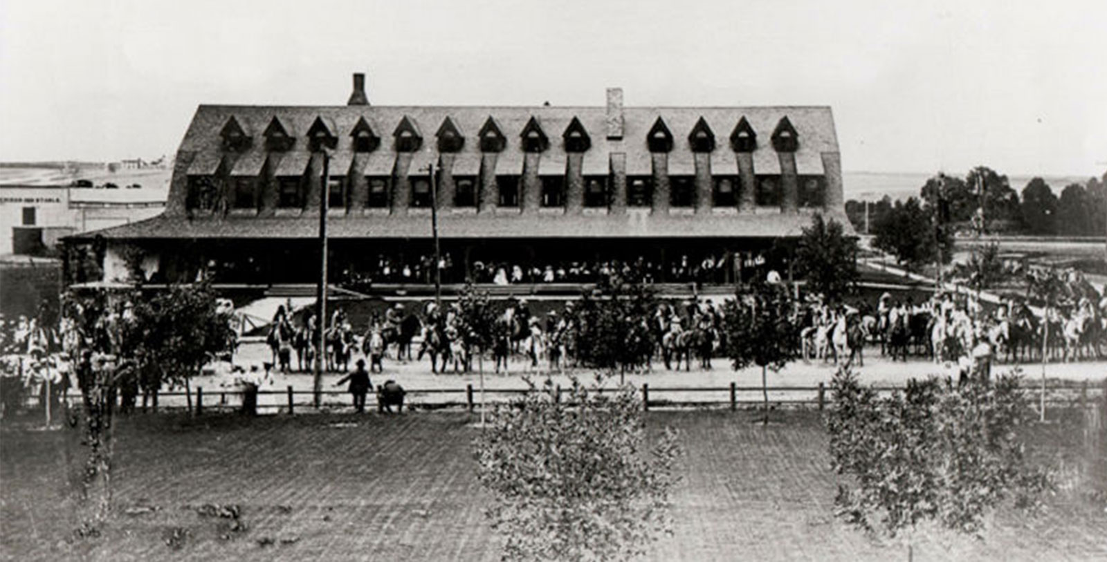 Image of Historic Exterior, Sheridan Inn, 1893, Member of Historic Hotels of America, in Sheridan, Wyoming, Discover