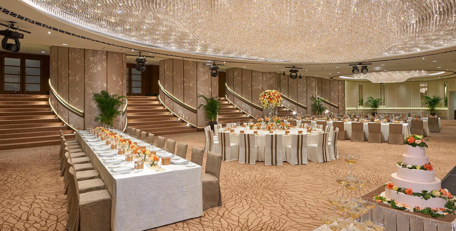 Image of The Ballroom at The Fullerton Hotel Singapore, 1924, Member of Historic Hotels Worldwide, in Singapore, Special Occasions