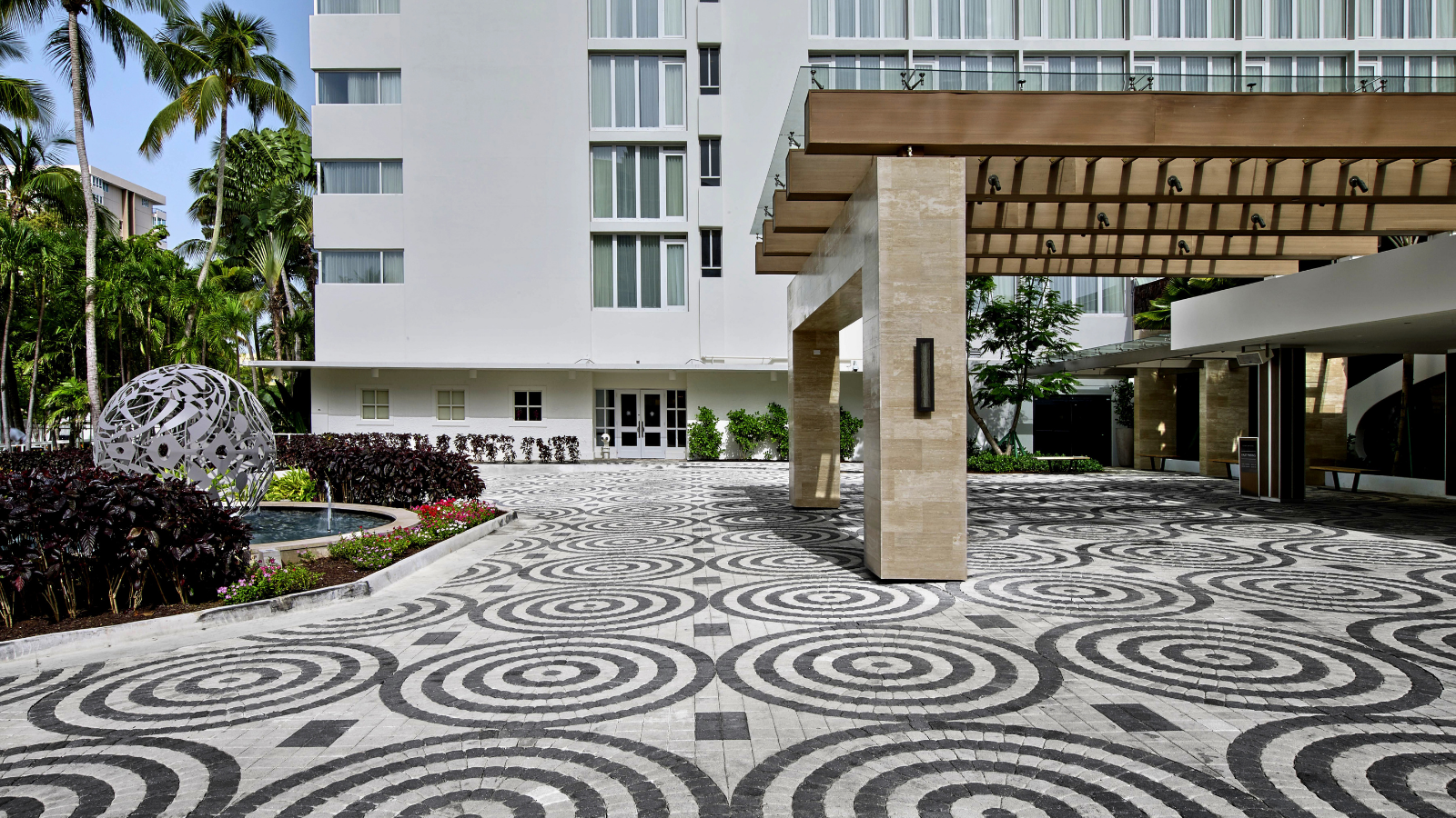 Discover the historic architecture of Fairmont El San Juan Hotel.