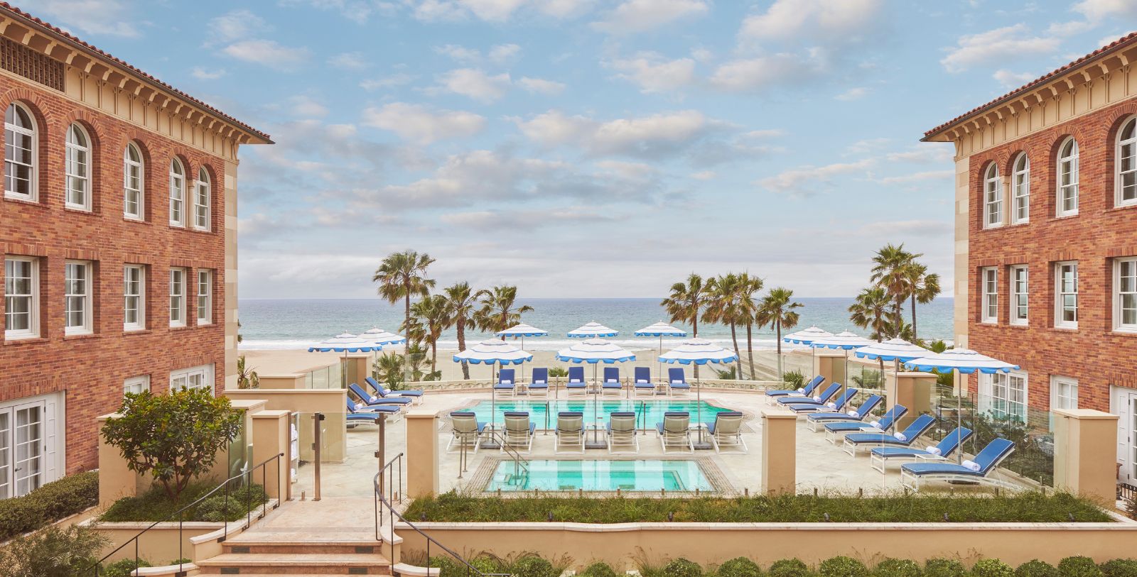 Image of Lobby Staircase, Hotel Casa del Mar in Santa Monica, California, 1926, Member of Historic Hotels of America