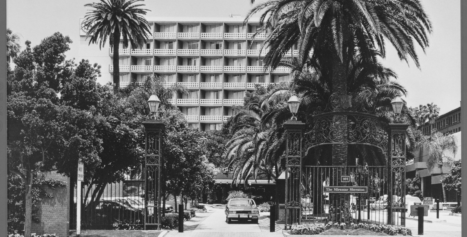 Image of Historic Exterior, Fairmont Miramar Hotel & Bungalows, 1921, Member of Historic Hotels of America, in Santa Monica, California, Discover
