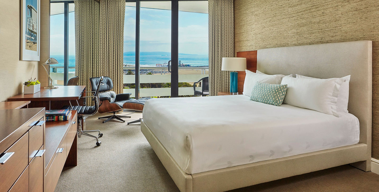 Image of Guestroom Interior at Fairmont Miramar Hotel & Bungalows, 1921, Member of Historic Hotels of America, in Santa Monica, California, Accommodations