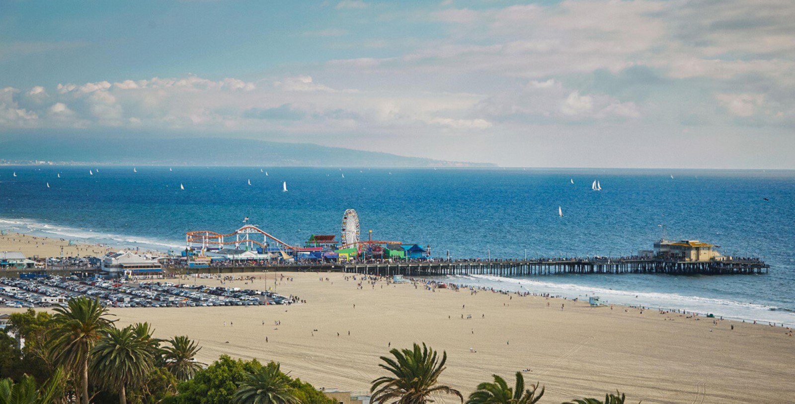 Experience the Santa Monica Pier.
