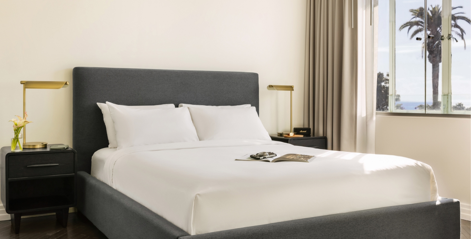 Image of Hotel Guestroom at The Eden, (1940) a Member of Historic Hotels of America in Santa Monica, California.