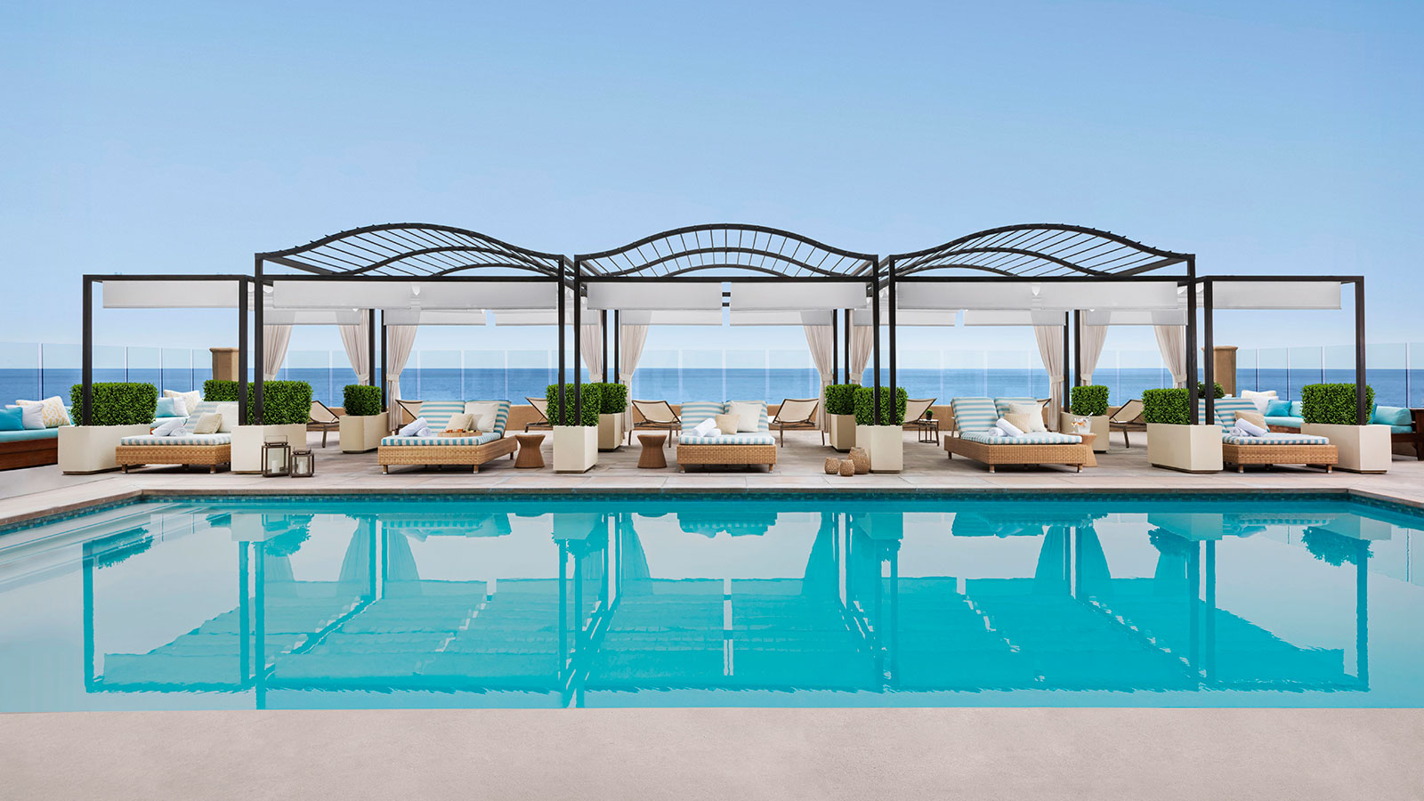 An Image of Exterior Pool, Surf & Sand Resort, 1948, Member of Historic Hotels of America, in Laguna Beach, California, Overview