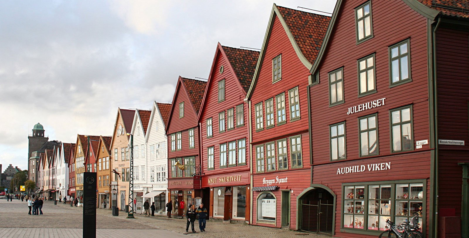 Explore the historic Bryggen in the heart of Bergen.