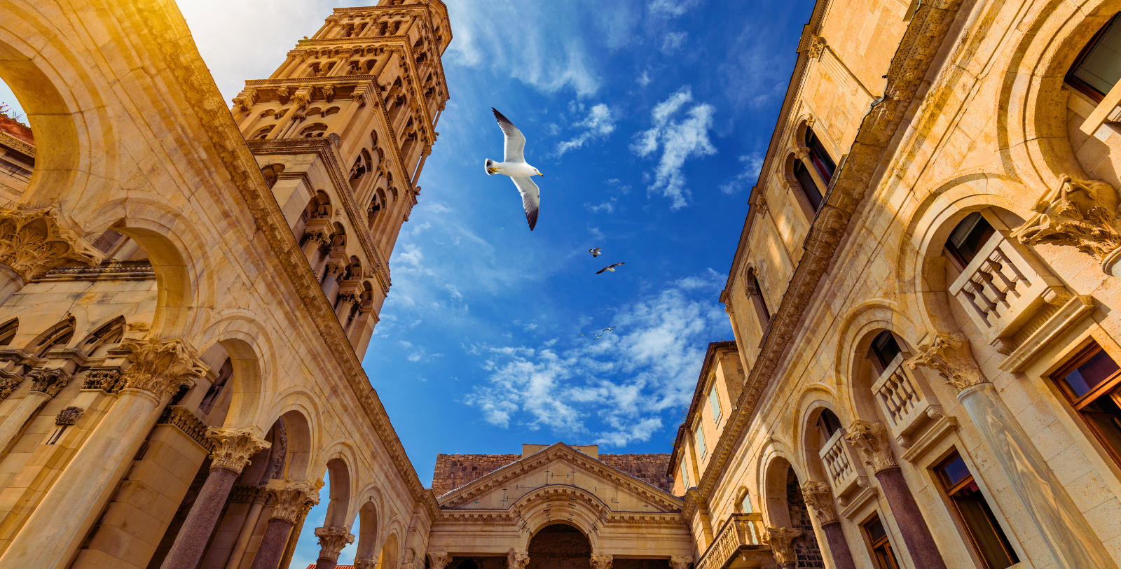 Image of Diocletian's Palace in Split, Croatia, near Heritage Hotel Kaštelet, 1766, a Member of Historic Hotels Worldwide since 2024 in Tučepi, Croatia