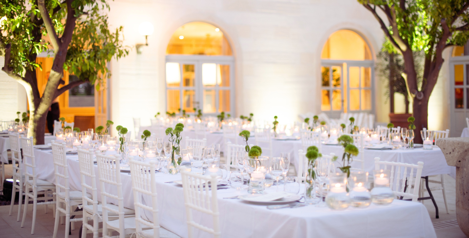 Image of courtyard event setup at Heritage Hotel Kaštelet, 1766, a Member of Historic Hotels Worldwide since 2024 in Tučepi, Croatia