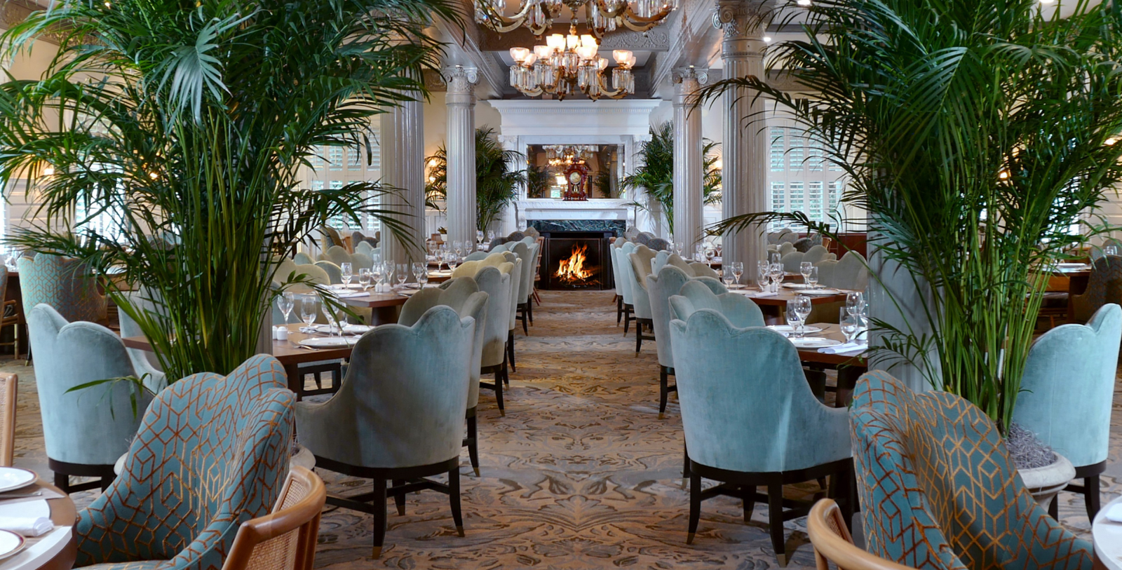 Image of Grand Dining Room, Jekyll Island Club Resort in Jekyll Island, Georgia, 1886, Member of Historic Hotels of America, Taste
